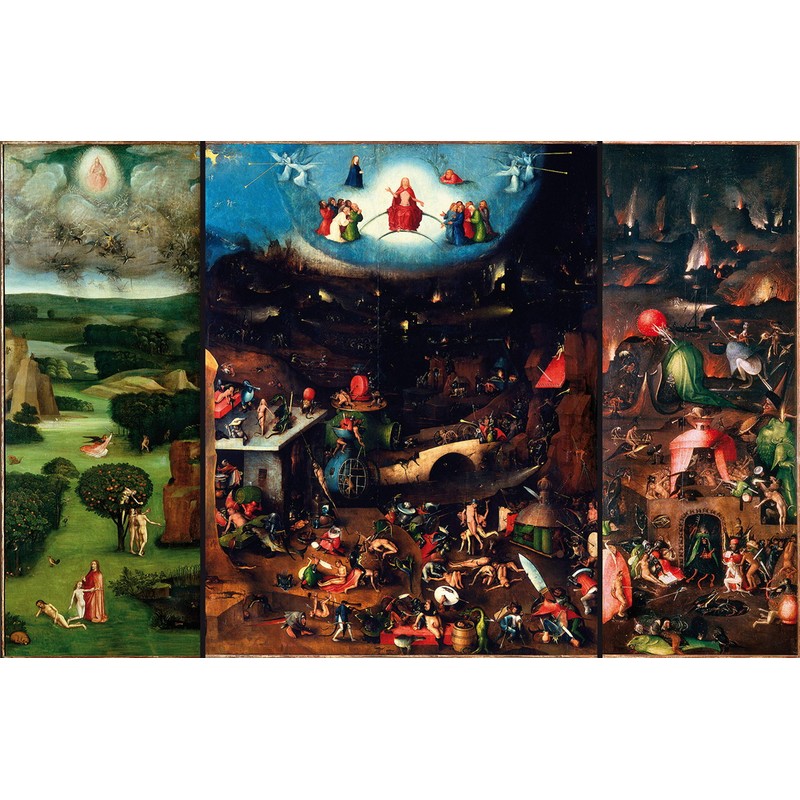 Blue Flute Blower - Museum Shop (Replica) Hieronymus Bosch