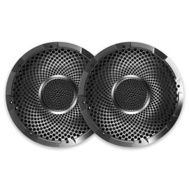 Recoil SG-65P Pair 6.5-Inch High Excursion Black Steel Mesh Grille for Midrange Speakers & Subwoofers