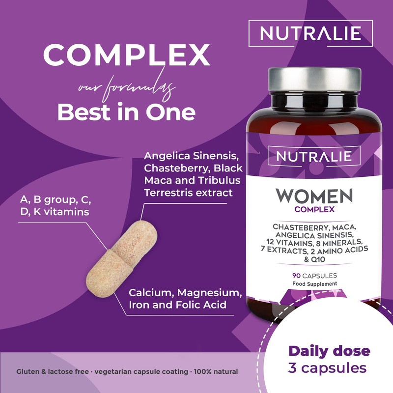 Multivitamin Women Complex - For Women with Vitamin C, D,