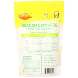 Natural Mate Sweetener, Sucralose and Erythritol, 1 Pound