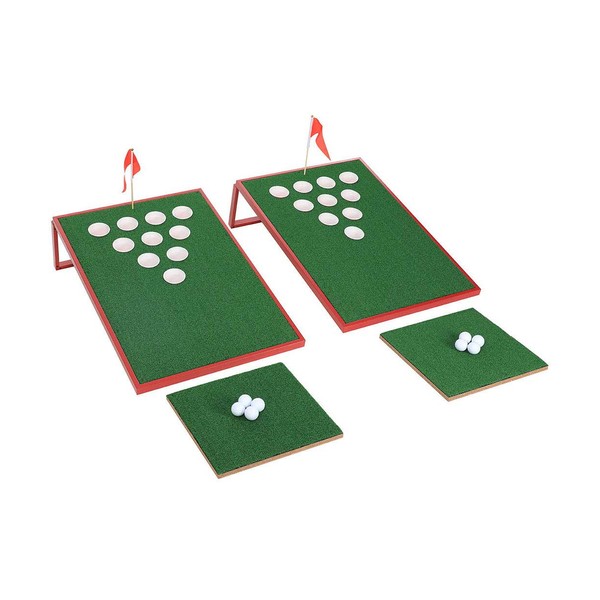 SPRAWL Golf Pong Cornhole Set - Exciting Chipping Game with