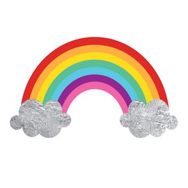 MINI RAINBOW set of 10 premium waterproof temporary colorful metallic jewelry foil kids Flash Tattoos – party favors, rainbow tattoo, rainbow party, kids temporary tattoo, rainbow party favor