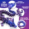 TEAONE Articulated Dragon, 3D Printed Dragon for Desktop Decor, Executive