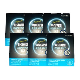 Nutricore Hypercell Supercritical Vitamin K2 30 tablets, 6 boxes, 6 months supply / 하이퍼셀 초임계 비타민k2 30정 6박스 6개월분