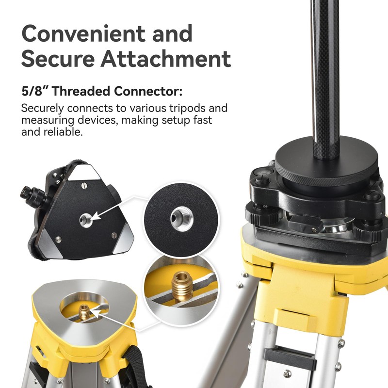 SingularXYZ Universal Tribrach/Base for GPS RTK and Total Station Prisms,