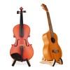 MUSO Mini Violin Ukulele Stand, Premium Solid Wood, Table Desk