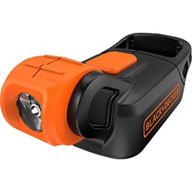 Black+Decker kompakte Lampe, drehbarer Lampenkopf ohne Akku und Ladegerät, 18 V, 90 Lumen, 7-stufig, BDCCF18N