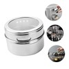 LIFKOME 8pcs Magnetic Spice Jar Small for Jars Spice Container