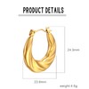 MAGIIE Gold Earrings Hoop Earrings Gold Women's Hoop Earrings Set