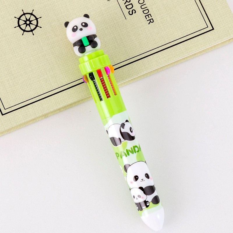 TXDAMAI Multicoloured Pens, Multicoloured Ballpoint Pen, Retractable Ballpoint Pen, 4