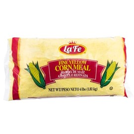 La Fe Fine Yellow Corn Meal 4lbs - Harina De Maiz Amarillo Refinada