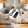 HITRENDS Tischsteckdose mit 2 USB und 2-Fach Steckdosenleiste, 2m Kabel,