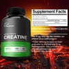 Fleamart Creatine Monohydrate Capsules 5000mg, 180 Capsules, 2 Packs