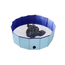 Artilife Whelping Box for Dogs Welp Box Whelping Pool,Puppy Whelping Box,Whelping Pen for Dogs,Whelping Box for Dogs and Puppies,Great for Puppies,Easy to Clean (32inch Dia.x8inch H(80x20cm), Blue)