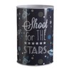 Premier Housewares Space Money, Tin, Blue, 10 x 10 x