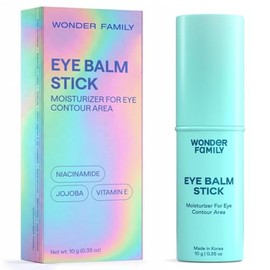 WONDER FAMILY Bálsamo Coreano En Barra Para El Contorno De Ojos: Crema Hidratante Para Ojeras, Hinchazón, Arrugas Y Líneas De Expresión. Alternativa L