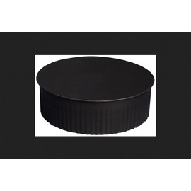 Imperial Manufacturing Stove Pipe Cap 4 " Dia. Black 24 Ga