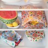 5 Pieces Beeswax Bowl Covers Reusable Beeswax Food Wrap Stretch