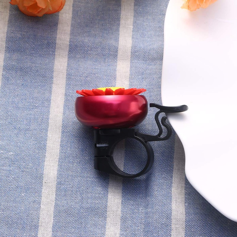Vorcool Sunflower Shaped Children's Bicycle Cycling Bell Handlebar Ring Ringer