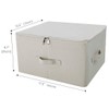 iwill CREATE PRO Collapsible Clothing Storage Organiser Bins, Eco-Friendly Fabric,