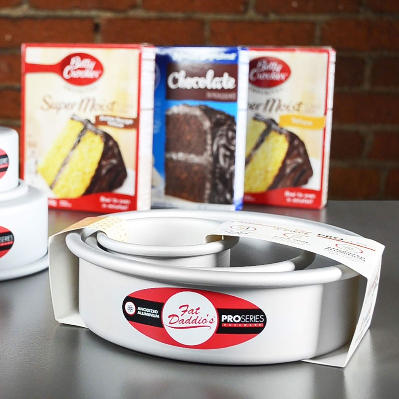 Conjunto para celebración de fat daddios redonda para tarta sartenes,