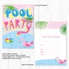 Olivia Samuel 20 x Pool Party Invites from Pink Tropical