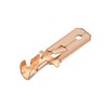 Heschen male spade quick splice crimp terminals 6.3mm crimp connector