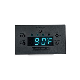 Coolerguys Programmable Fan Thermostat Controller with Staggered Interval Settings