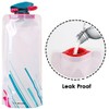YuCool Foldable Water Bottle Pack of 2, Flexible Reusable For