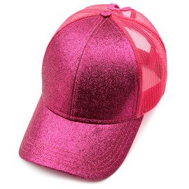 C.C Gorra de béisbol Lisa Hatsandscarf (BT-6), Glitter-Hot Pink, Talla única