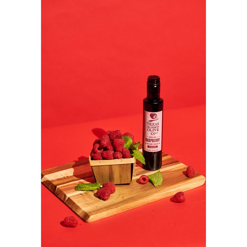 Raspberry Balsamic Vinegar - Gourmet Barrel Aged Infused Balsamic Vinegar