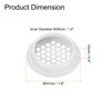 sourcing map 24Pcs Air Vents Circular Soffit Vent 35mm/1.4" Stainless