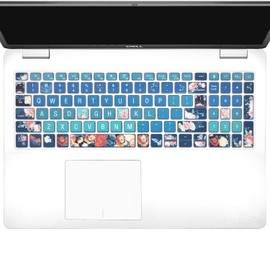 WSLUCKO Keyboard Cover Skin for 2021 2020 2019 Dell Inspiron 15 5501 5502 5505 5508 5584 5590 5593 5598 15.6" / Inspiron 15 7000 7590 7591 7501 7506 7706 7790 / Vostro 7590 5590 7500,Rose