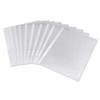 100 Pcs A4 Plastic Punched Punch Pockets 30 Micron for