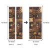 3D Door Mural Door Sticker Removable Self Adhesive Wall Decal