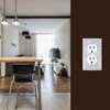 Dengduoduo Wall Plates Light Switch Cover Decorative Outlet Covers, Shiny