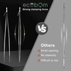 2 Pcs 12-Inch Stainless Steel Kitchen Tweezers, Dual-Tip Serrated Tongs