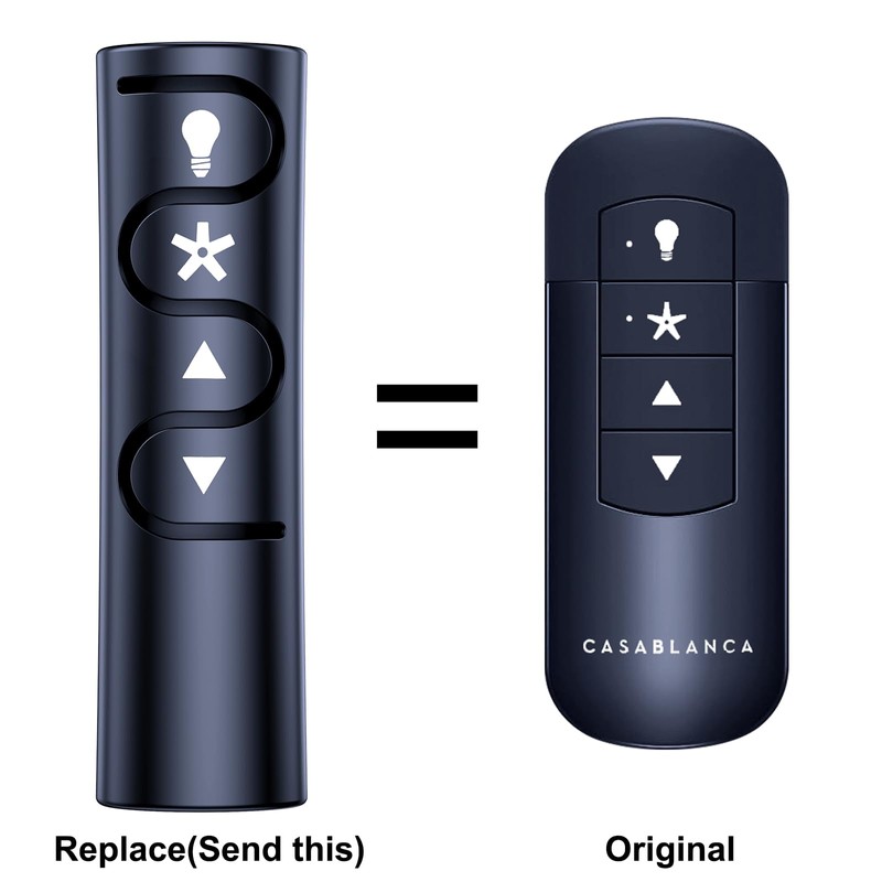 Replacement Ceiling Fan Remote Control Compatible with Hunter K6266 and