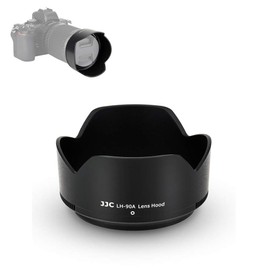 JJC Lens Hood for Nikon Nikkor Z DX 50-250 mm F/4.5-6.3 VR Camera Lenses on Nikon Z50 - Replaces Nikon HB-90A Lens Hood Sun Visor