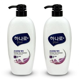 Aekyung Hanaro Plus Damaged Hair Care 2-in-1 Shampoo & Conditioner 680ml 2 units 2ea
