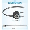 10238-66 12V DC 1/2" Hole Solenoid Coil 16W Hydraulic Power