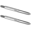 Burkit 2pcs 1/4"-24 UNC Thread Tap Right Hand, HSS 1/4