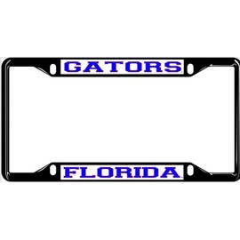 NCAA Black License Plate Frame (Florida Gators)