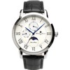 Salvatore Mara SM21106-SSWH Men's Wristwatch, Moon Phase, Multi Calendar, Waterproof,