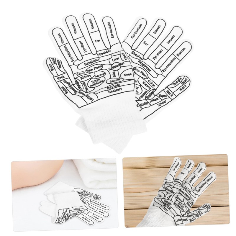 OATIPHO 1 Pair Portable Massage Gloves for Deep Tissue Relief