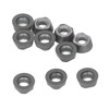10PCS Black Coating Carbide Inserts Round CNC Turning Milling Inserts