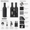 3/5-Piece Wine Opener Accessory Set – Stainless Steel Corkscrew, Foil