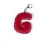 Alphapals® 4" Plush Letter G Keychain - Color: Lilac Purple