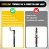 Nilight A-Frame Trailer Jack 5000 lbs Capacity 15" Vertical Travel