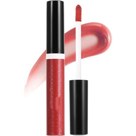 2pc Lip Plumping Gloss, Fine Glitter Pearl Lip Glaze, Long-Lasting Nourishing Moisturising Easy To Apply Liquid Stick, Soft And Full Gloss With Shiny Tinted Finish (06#)